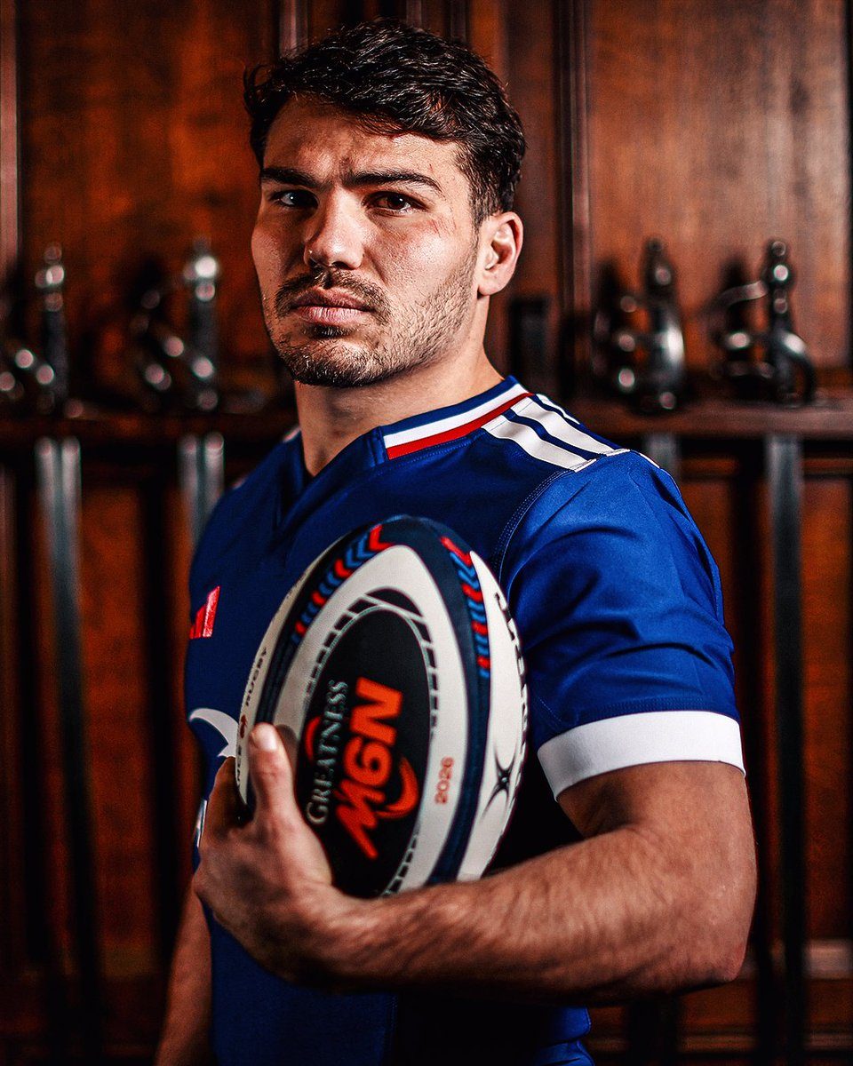 Maillot d'Antoine Dupont — signé