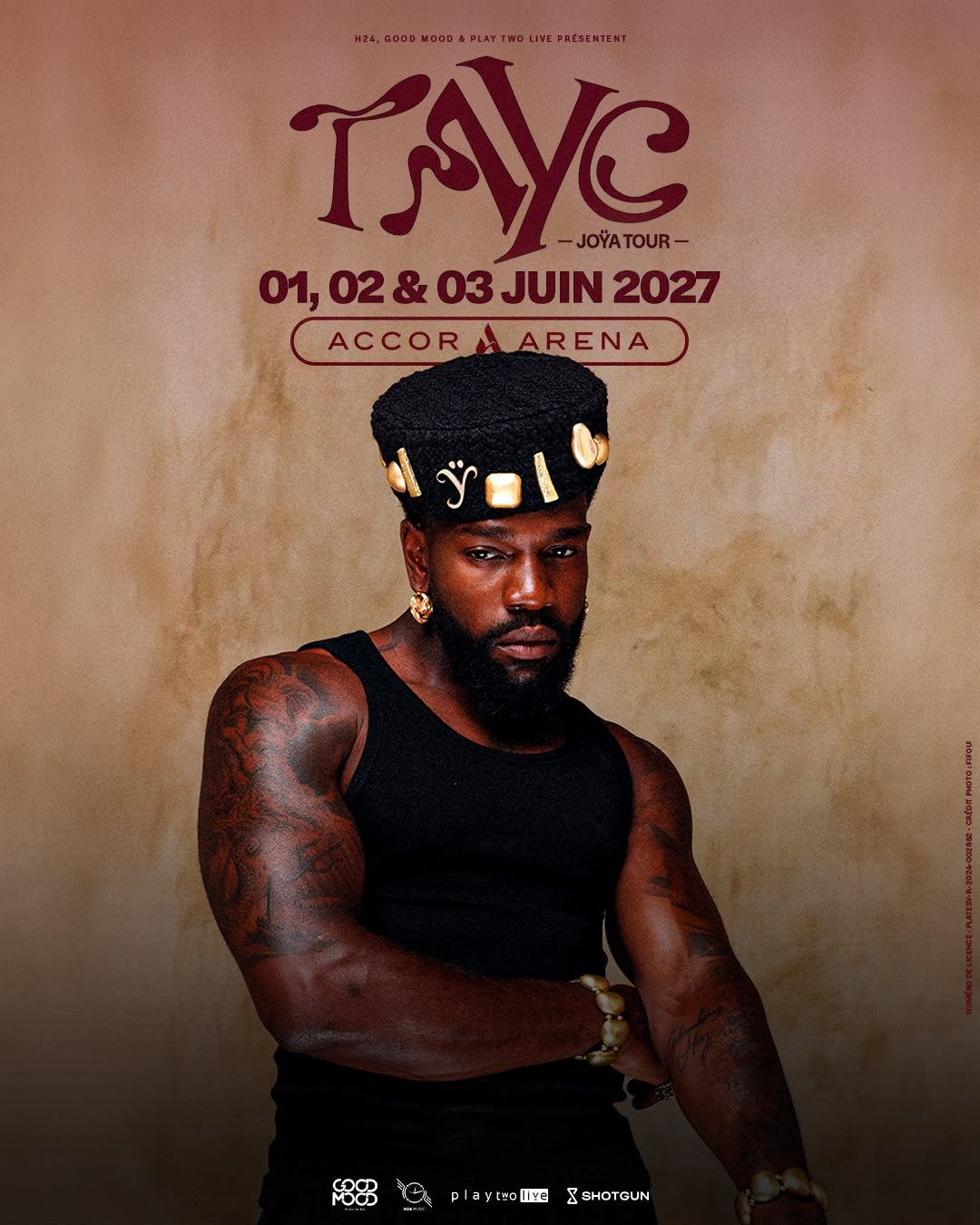 Pack VIP — Concert de Tayc à Bercy